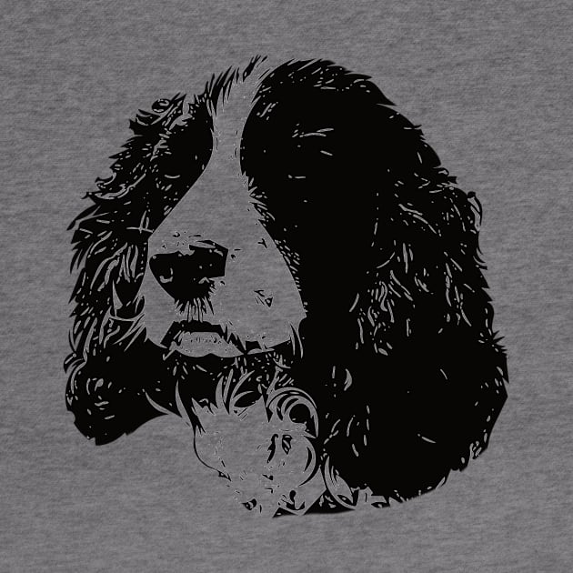 English Springer Spaniel Face Design - A Springer Spaniel Christmas Gift by DoggyStyles